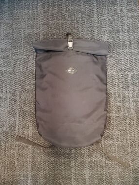 Braasi Roll-Top Backpack in Black Cordura Water Resistant